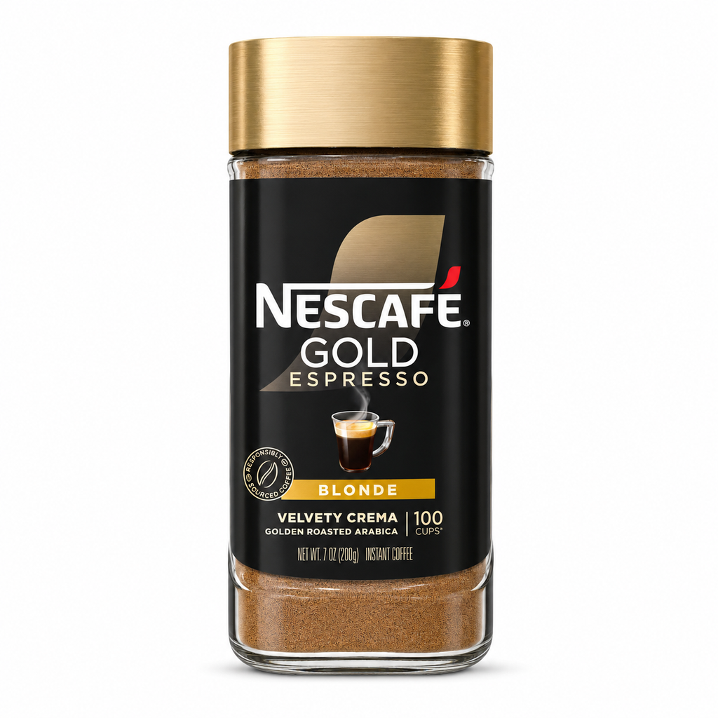 Nescafé Gold Espresso Blonde Instant Coffee, 7 oz