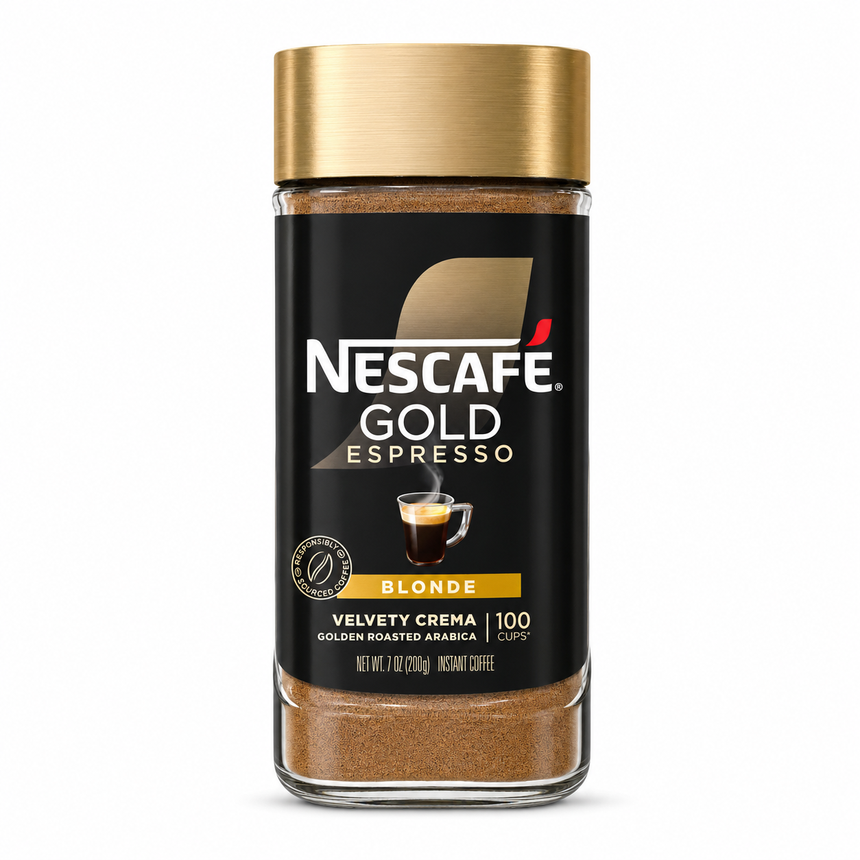 Nescafé Gold Espresso Blonde Instant Coffee, 7 oz