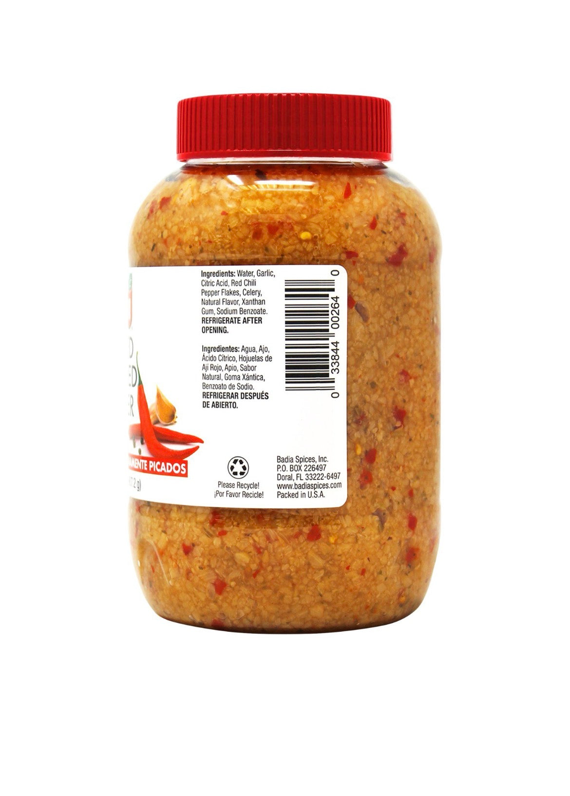 Badia Minced Garlic & Red Chili Pepper, 32 oz