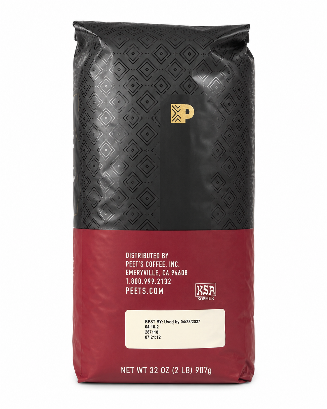 Peet’s Major Dickason’s Blend Whole Bean Coffee, Dark Roast, 32 oz