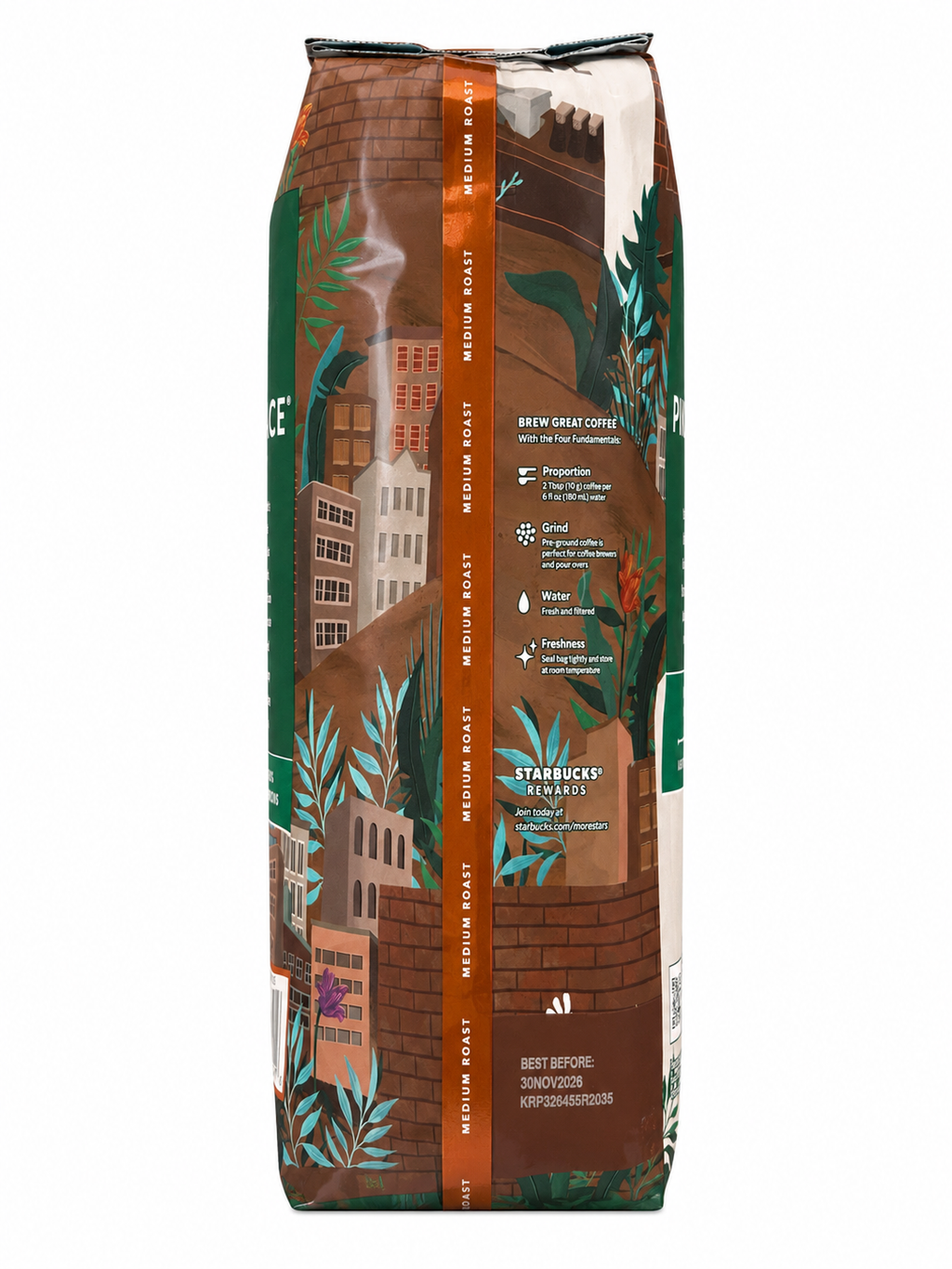 Starbucks Pike Place Roast Ground Coffee, Medium Roast, 32 oz