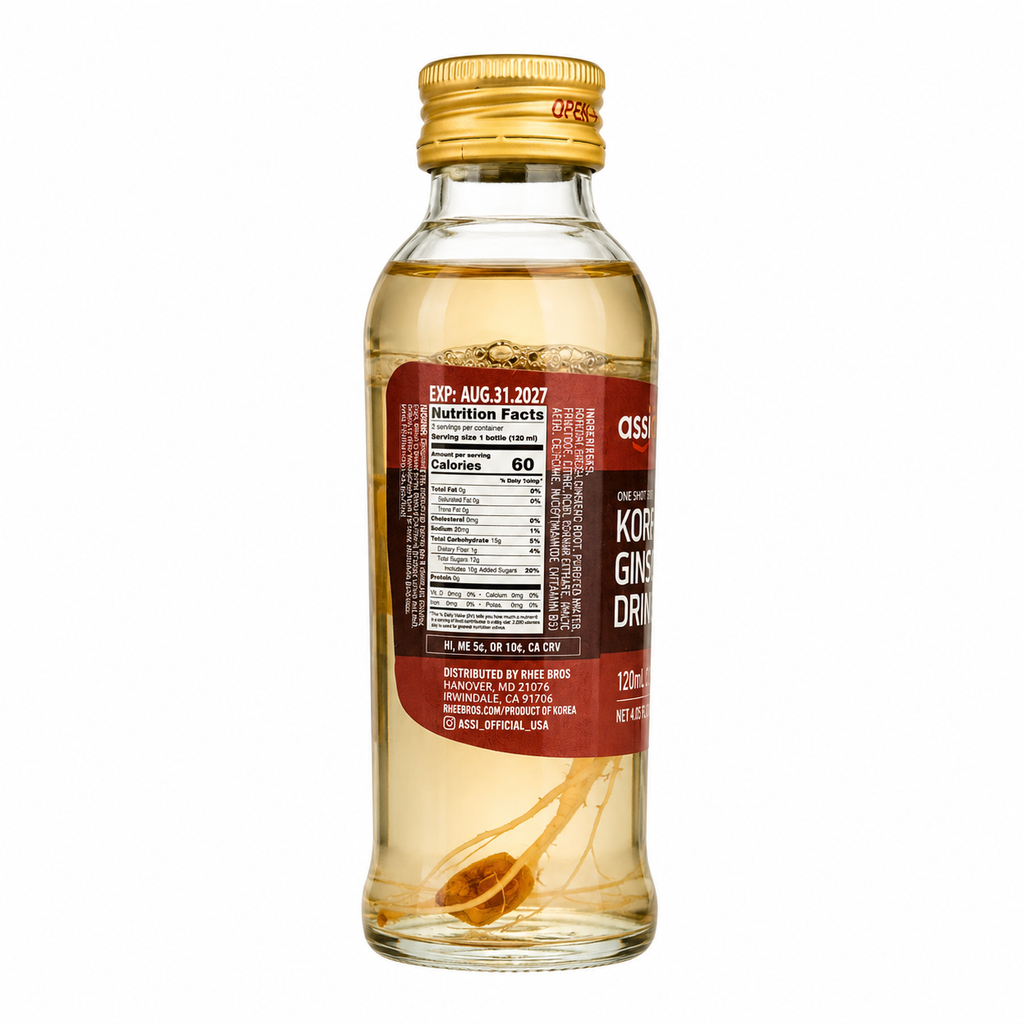 Assi Korean Ginseng Drink, 4 fl oz