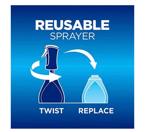 Dawn Platinum Powerwash Free & Clear Dish Spray Bundle – 1 Spray (16 oz) + 1 Refill (16 oz)