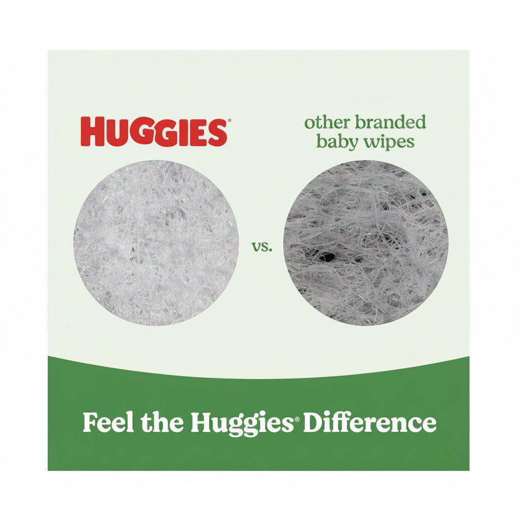 Huggies Natural Care Sensitive Unscented Baby Wipes, 5 Packs, 320 Wipes