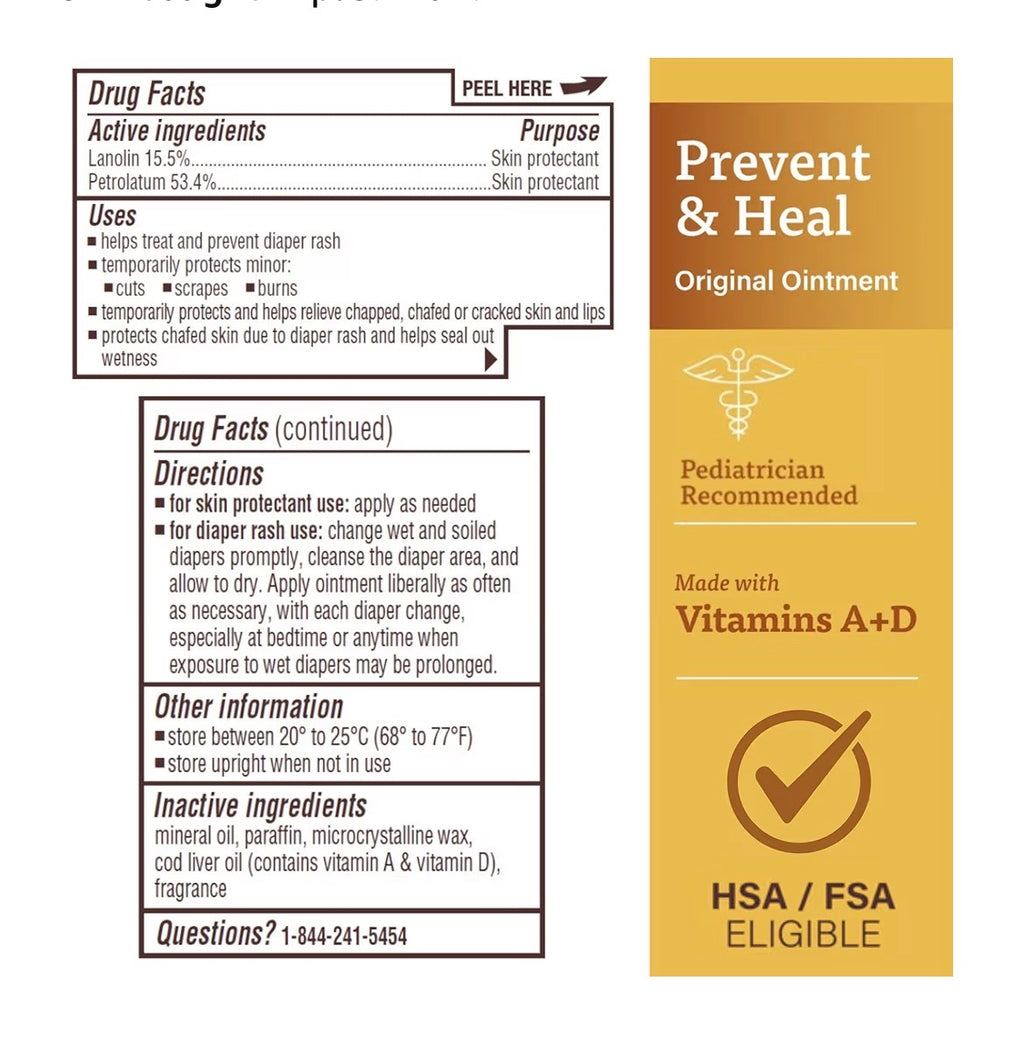 A+D Original Baby Ointment, 16 oz