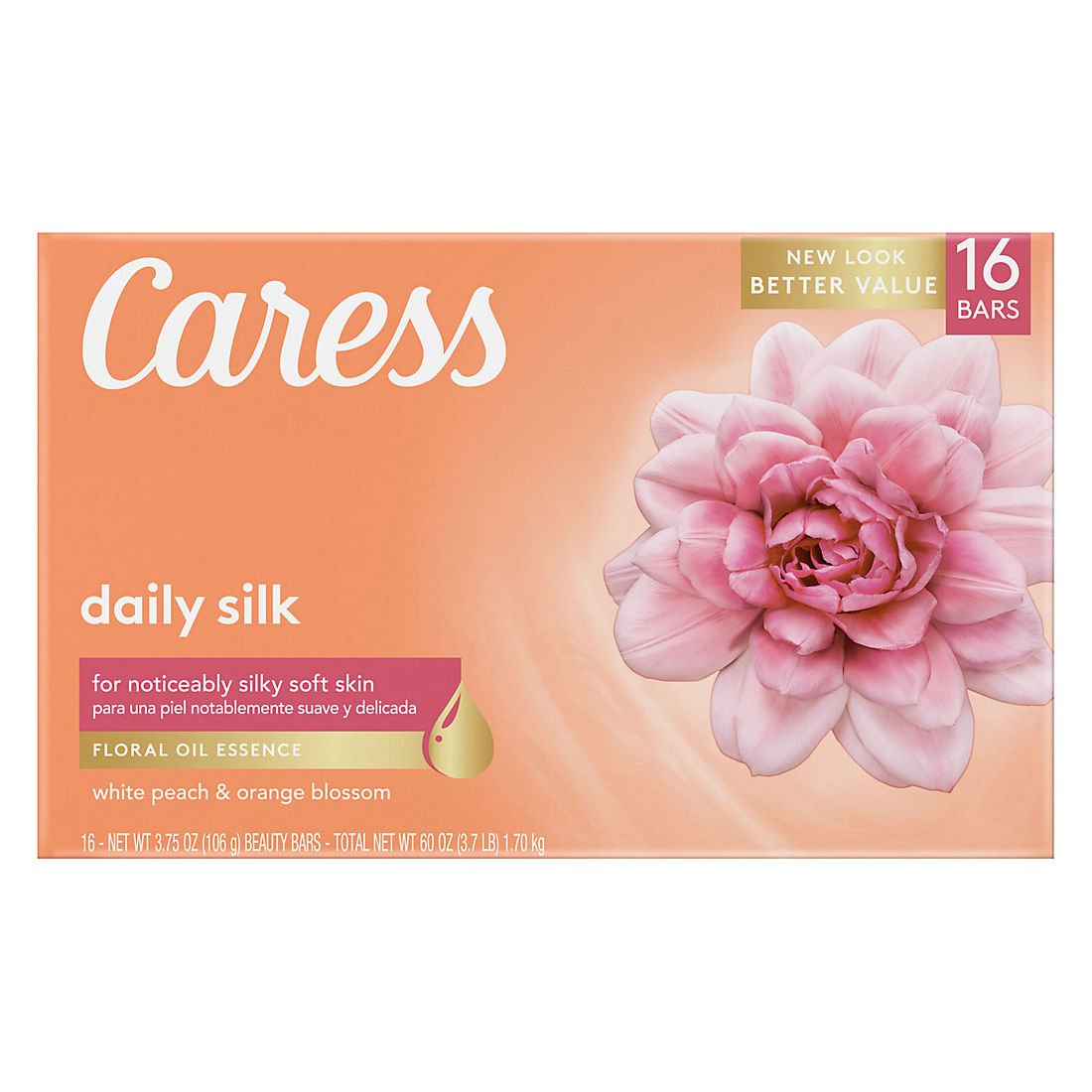 Caress Bar Daily Silk Soap Bar, 16 ct. product image
