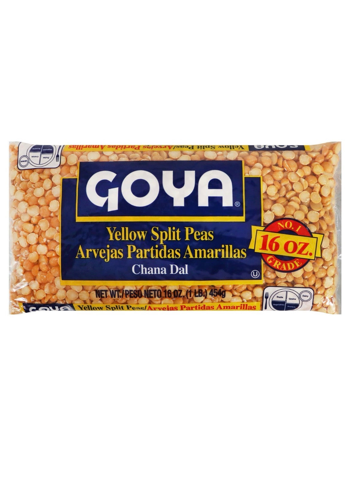 Goya Yellow Split Peas, 16 oz