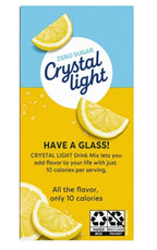 Crystal Light Lemonade On-The-Go Drink Mix, 10 Packets, 1.4 oz