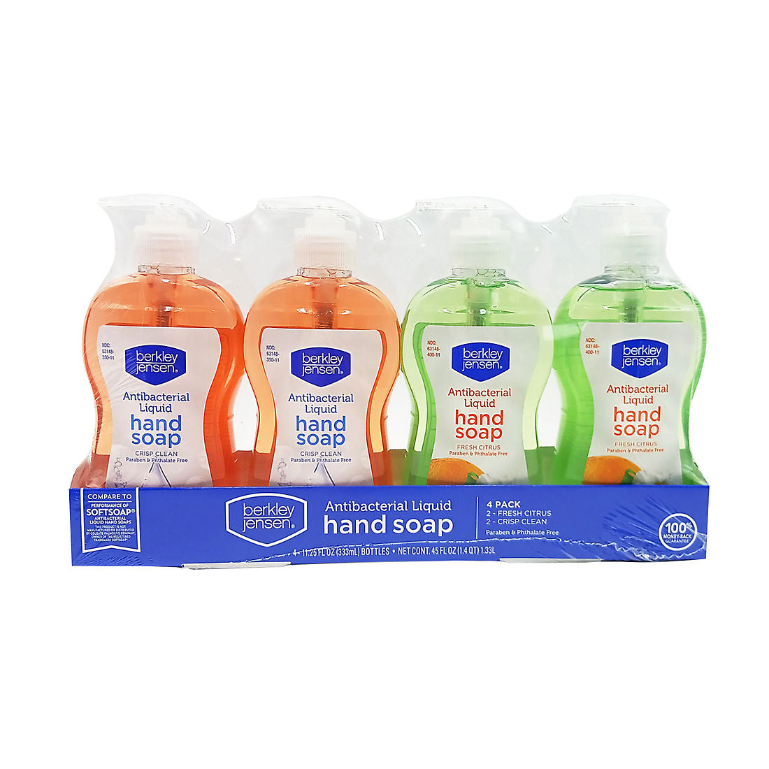 Berkley Jensen Antibacterial Liquid Hand Soap, 4 pk./11.25 fl. oz. product image