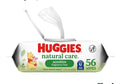 Huggies Natural Care Sensitive Unscented Baby Wipes, 5 Packs, 320 Wipes