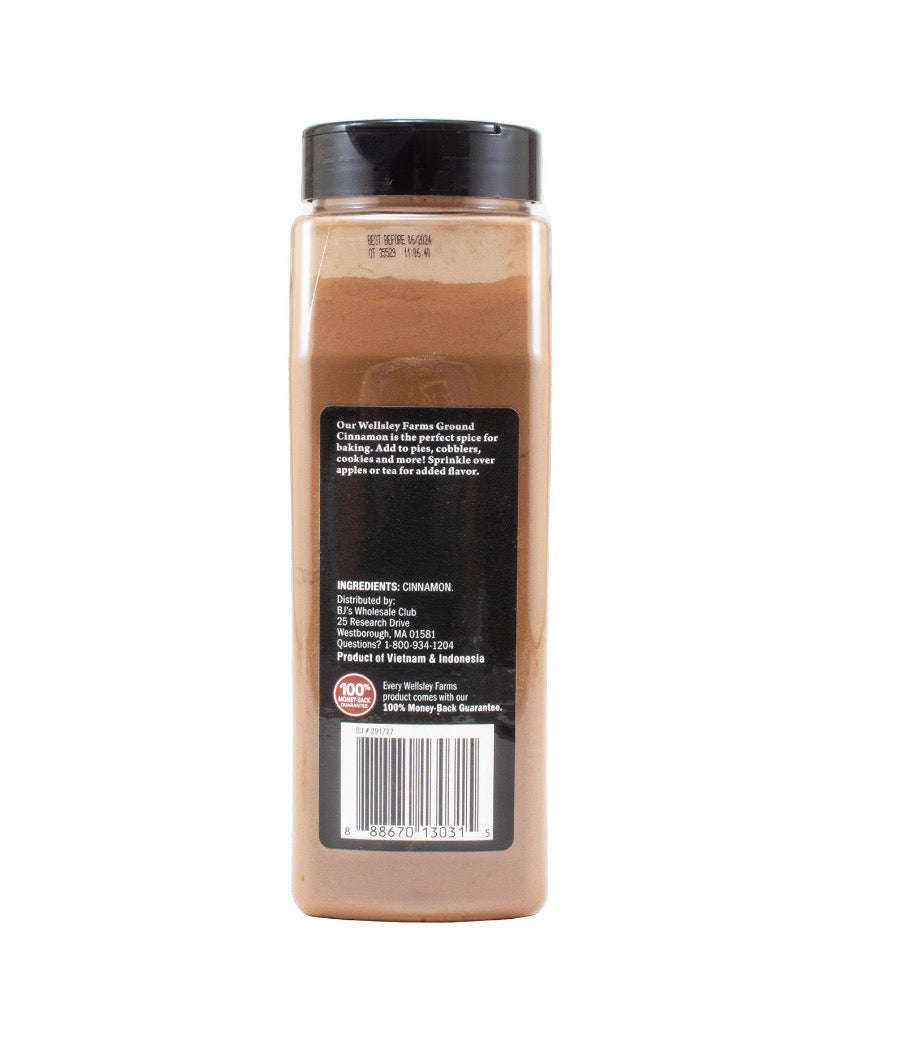 Wellsley Farms Ground Cinnamon, 16 oz