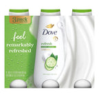 Dove Refreshing Cucumber & Green Tea Body Wash, 3 pk./23 oz. product image