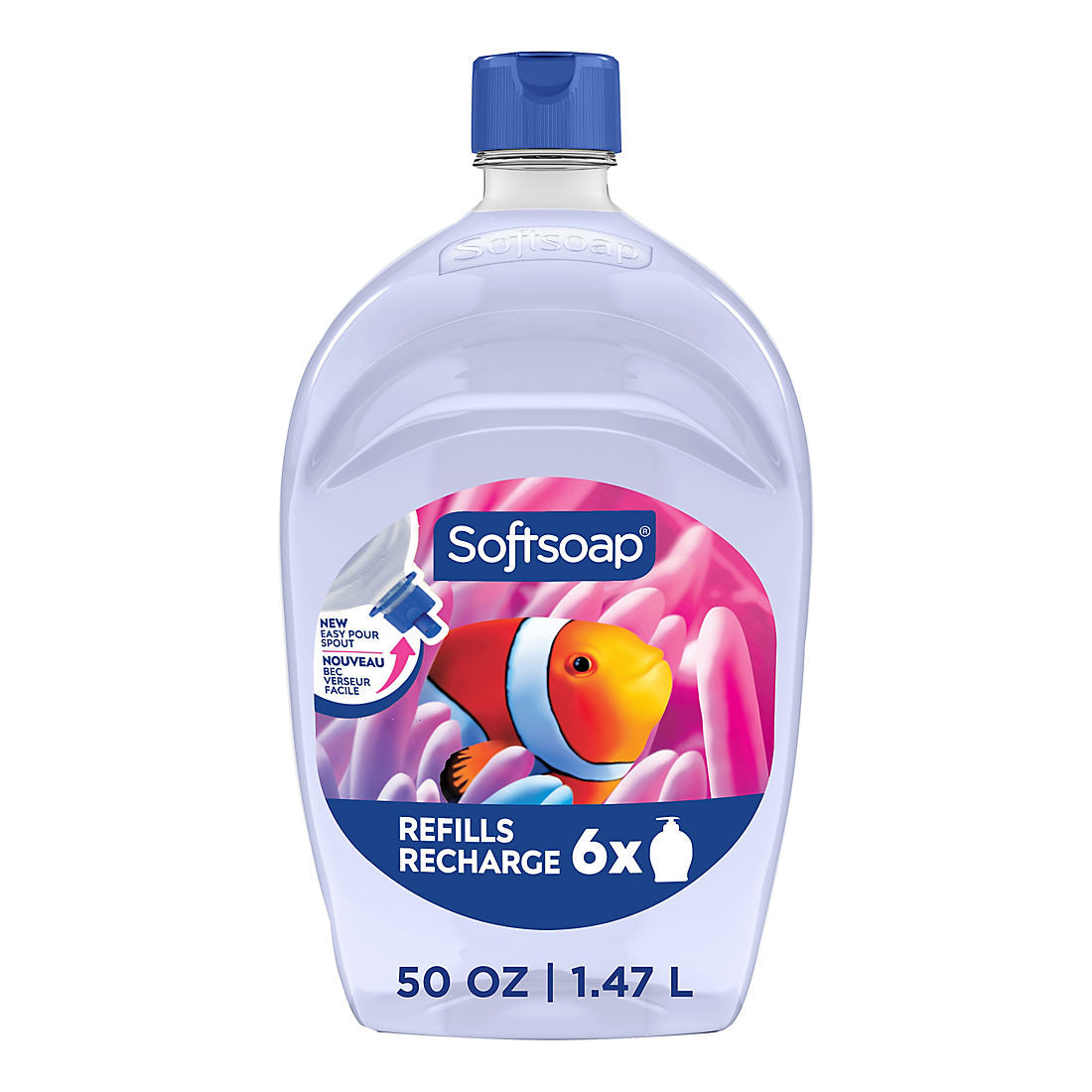 Softsoap Aquarium Liquid Hand Soap, Kitchen and Bathroom Hand Soap, 50 fl. oz. Refill, 2 pk. product image
