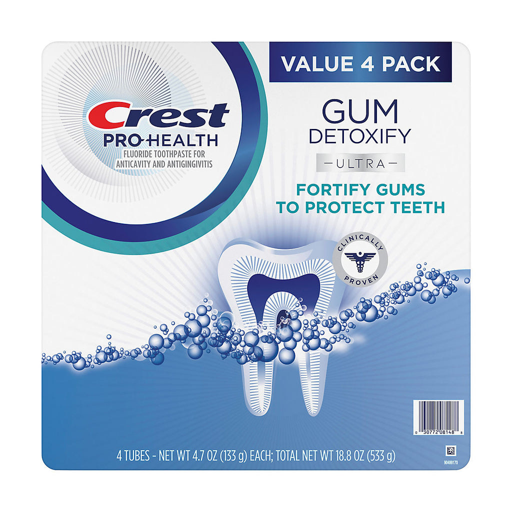 Crest Gum Detoxify Ultra Toothpaste, 4 pk./4.7 oz. product image