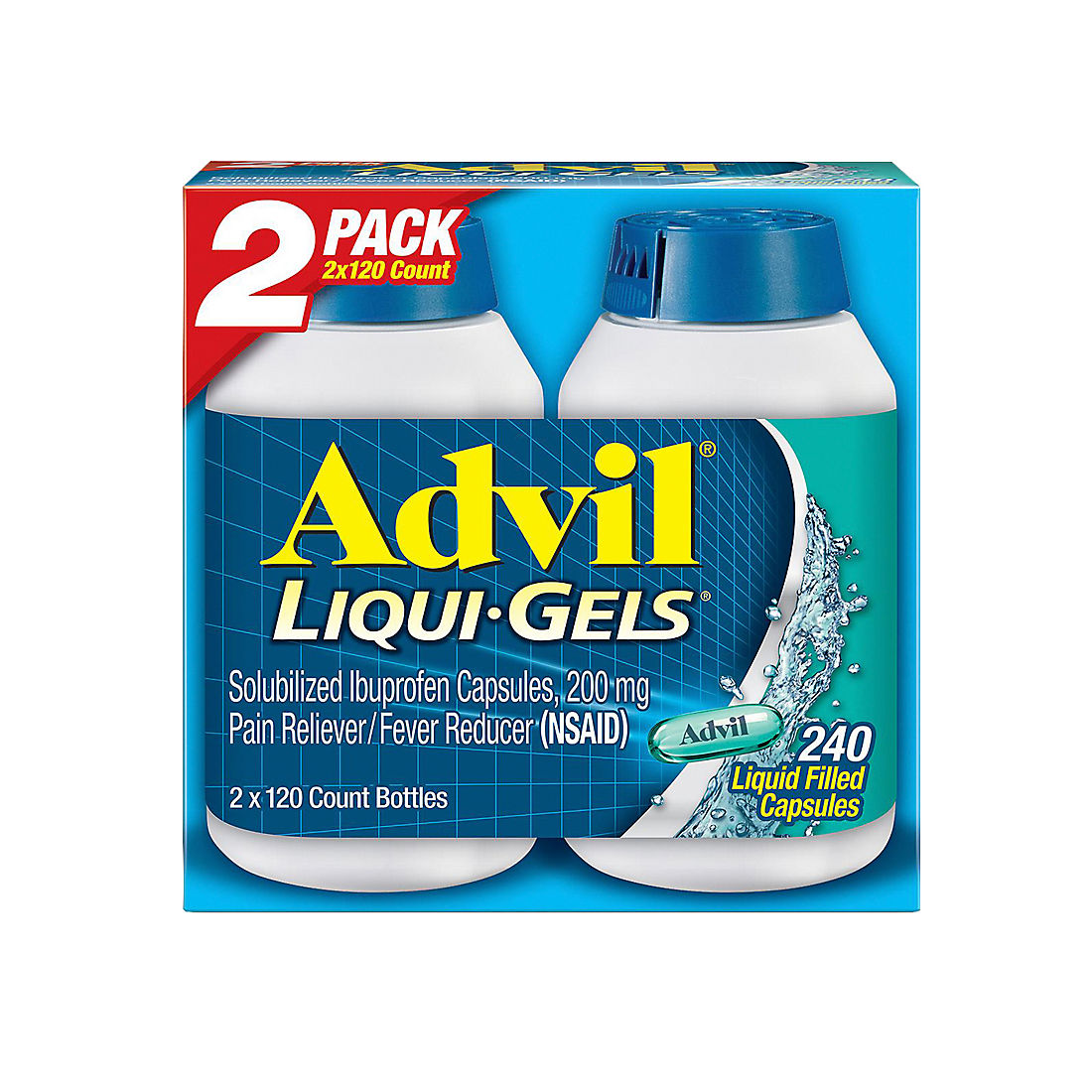 Advil Liqui-Gels, 2 pk./120 ct. product image
