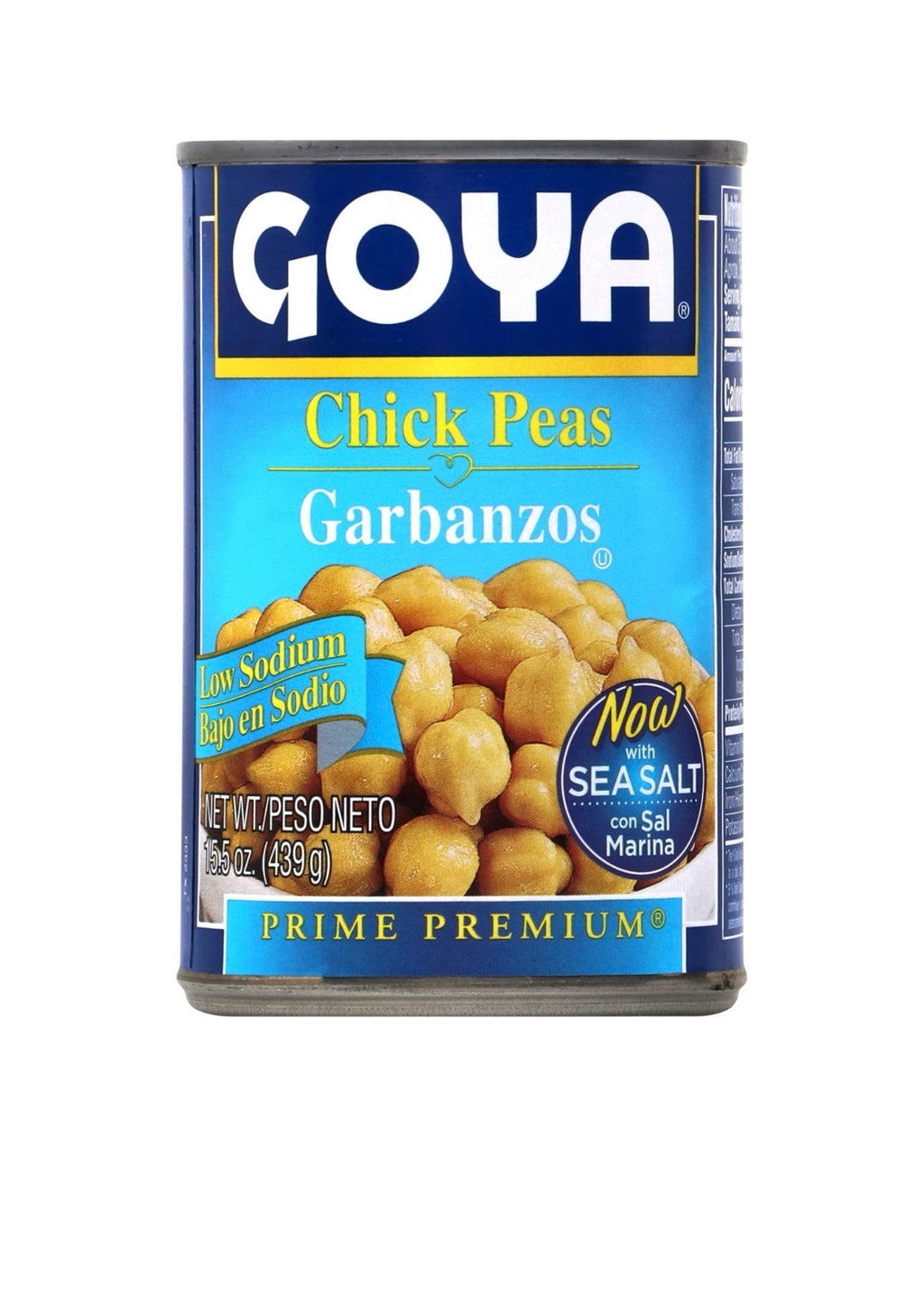 Goya Prime Premium Low Sodium Chick Peas, 15.5 oz