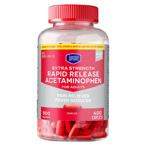 Berkley Jensen Rapid Release Extra Strength Acetaminophen Caplets, 400 ct. product image