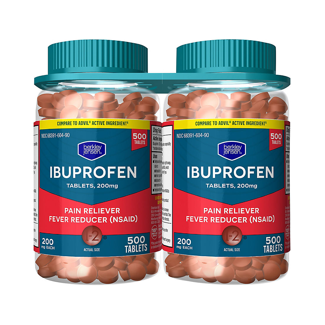 Berkley Jensen Ibuprofen 200mg Tablets, 1000 ct. product image