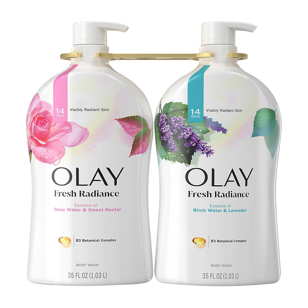 Olay Fresh Radiance Body Wash, Essence of Birch Water & Lavender, Rose Water & Sweet Nectar, 35 fl. oz. product image