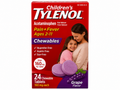 Children's Tylenol Grape Chewable Tablets, 160 mg, 24 Count