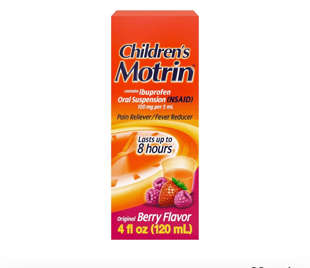 Children's Motrin Ibuprofen Medicine, Berry Flavor, 4 fl oz