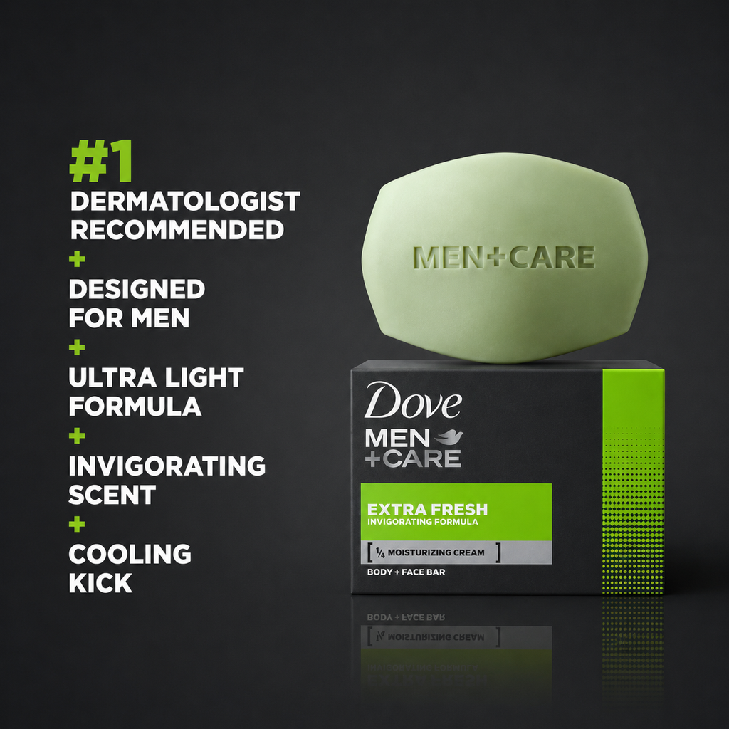 Dove Men + Care Extra Fresh Bar Soap, 14 ct.