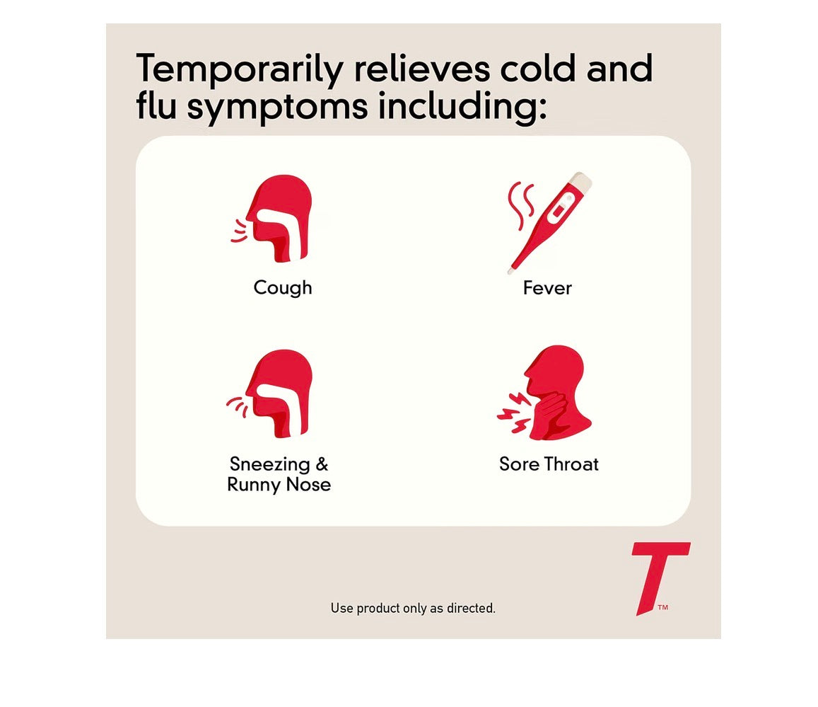 Children's Tylenol Cold + Cough + Runny Nose Medicine, Grape, 4 fl oz