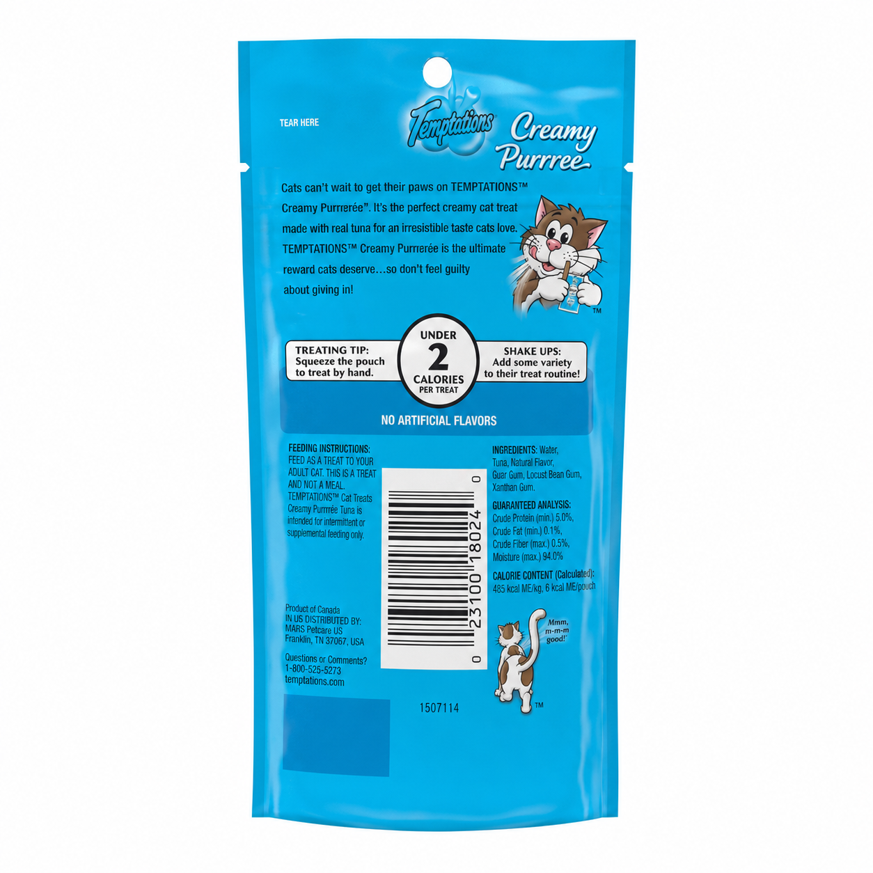 Temptations Cat Treats Tempting Tuna Flavor, 3 oz