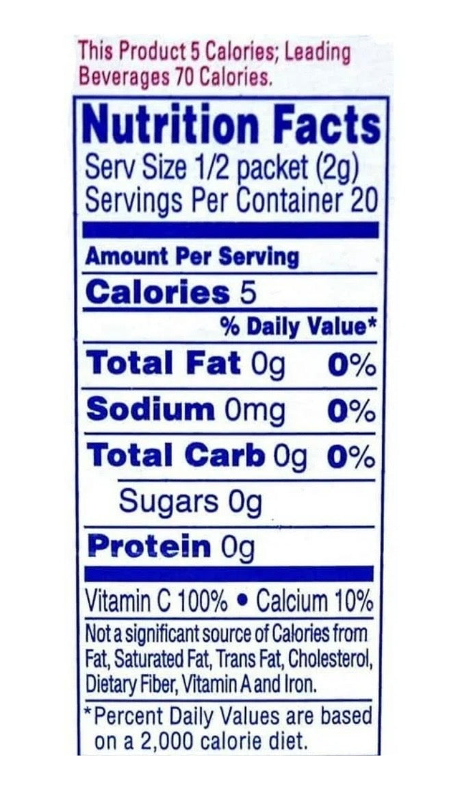 Crystal Light Classic Orange On-The-Go Drink Mix, 10 Packets, 1.3 oz