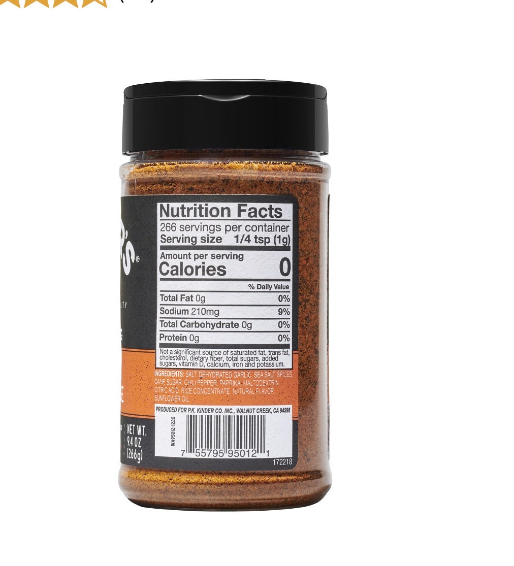 Kinder's All Purpose Seasoning, 9.4 oz