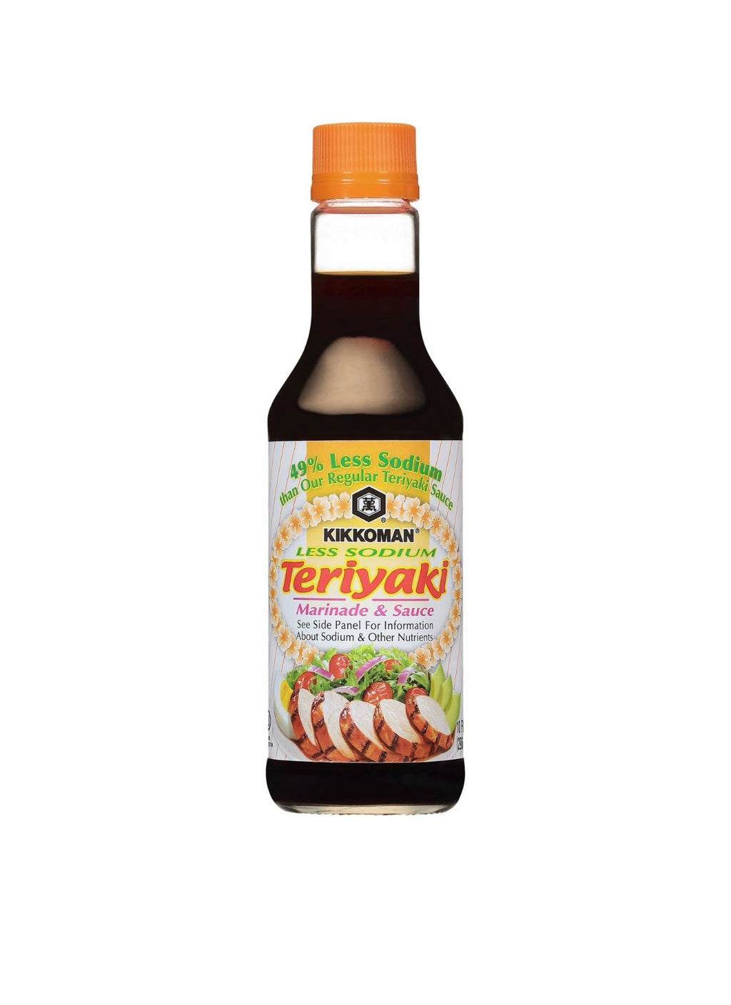 Kikkoman Less Sodium Teriyaki Marinade & Sauce, 10 fl oz