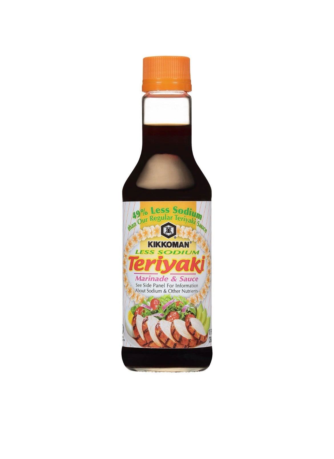 Kikkoman Less Sodium Teriyaki Marinade & Sauce, 10 fl oz