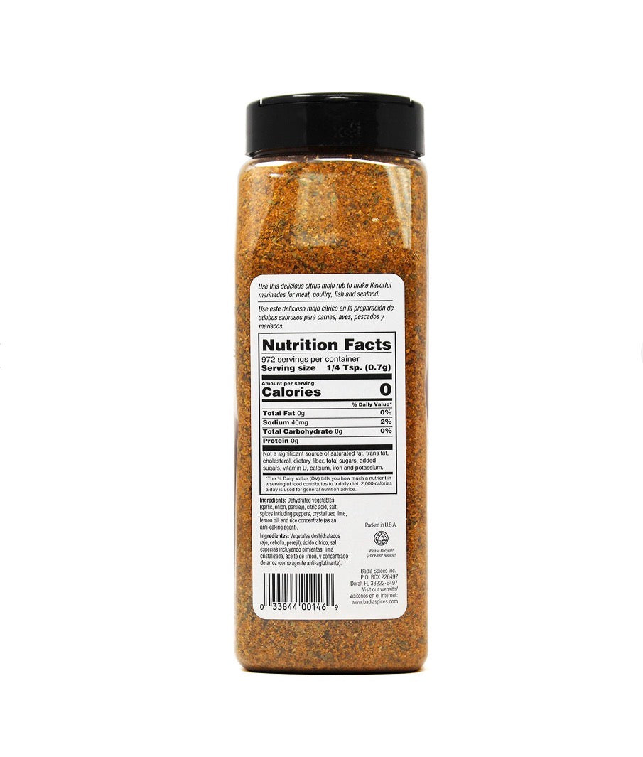 Badia Mojo Rub Citrus Blend, 24 oz