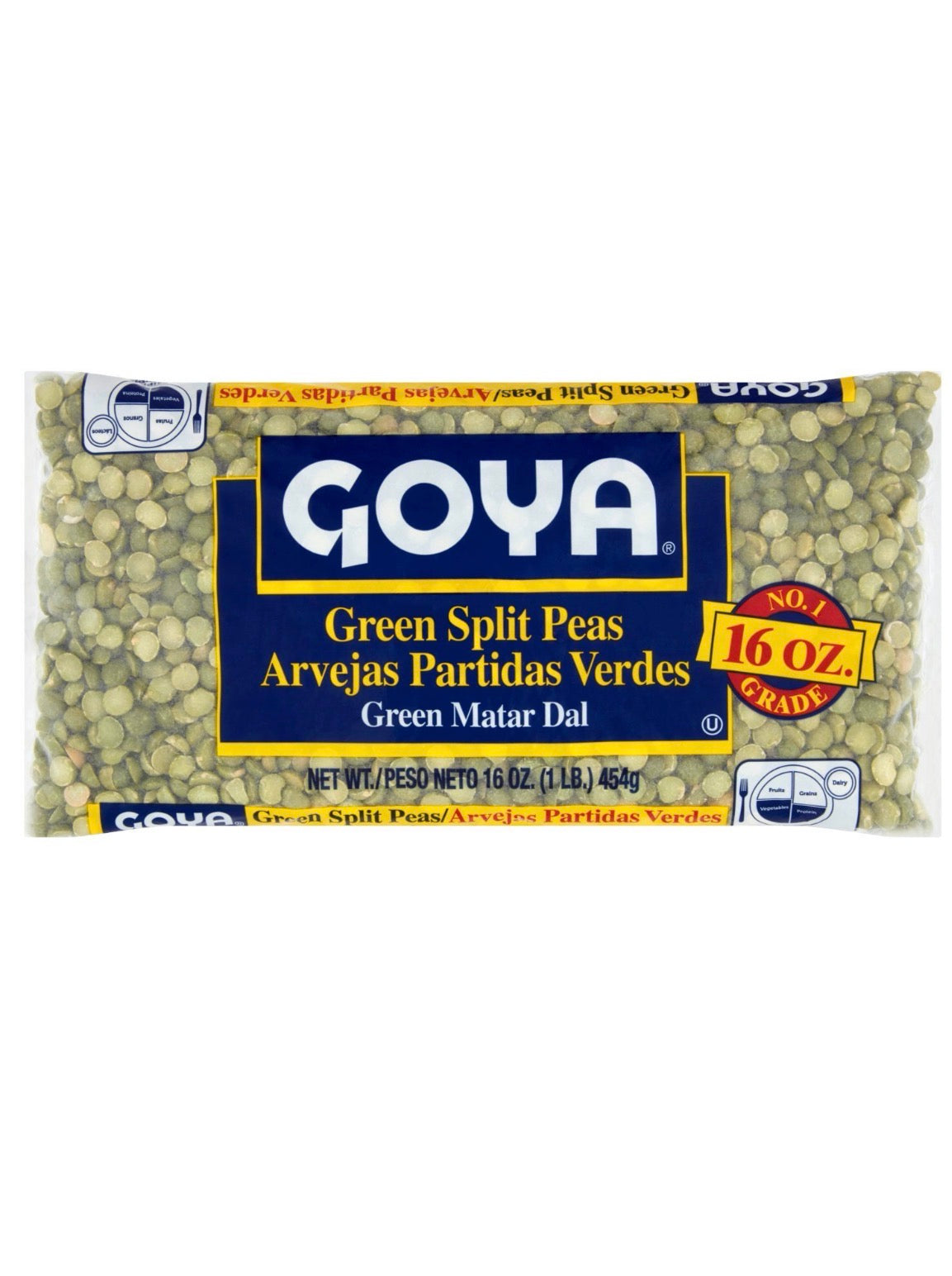 Goya Green Split Peas, 16 oz