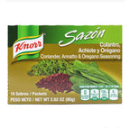 Knorr Sazón Coriander, Annatto & Oregano Seasoning – 16 Packets, 2.82 oz (80g)