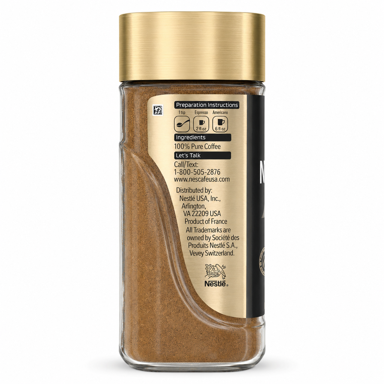 Nescafé Gold Espresso Blonde Instant Coffee, 7 oz