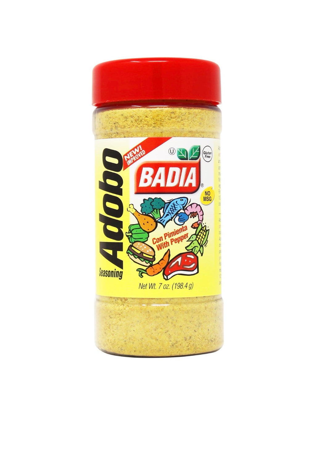 Badia Adobo Seasoning with Pepper, 7 oz