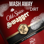Old Spice Men's Swagger Body Wash Pump, Cedarwood Scent, 24/7 Shower Fresh, 2 pk./34.3 oz.
