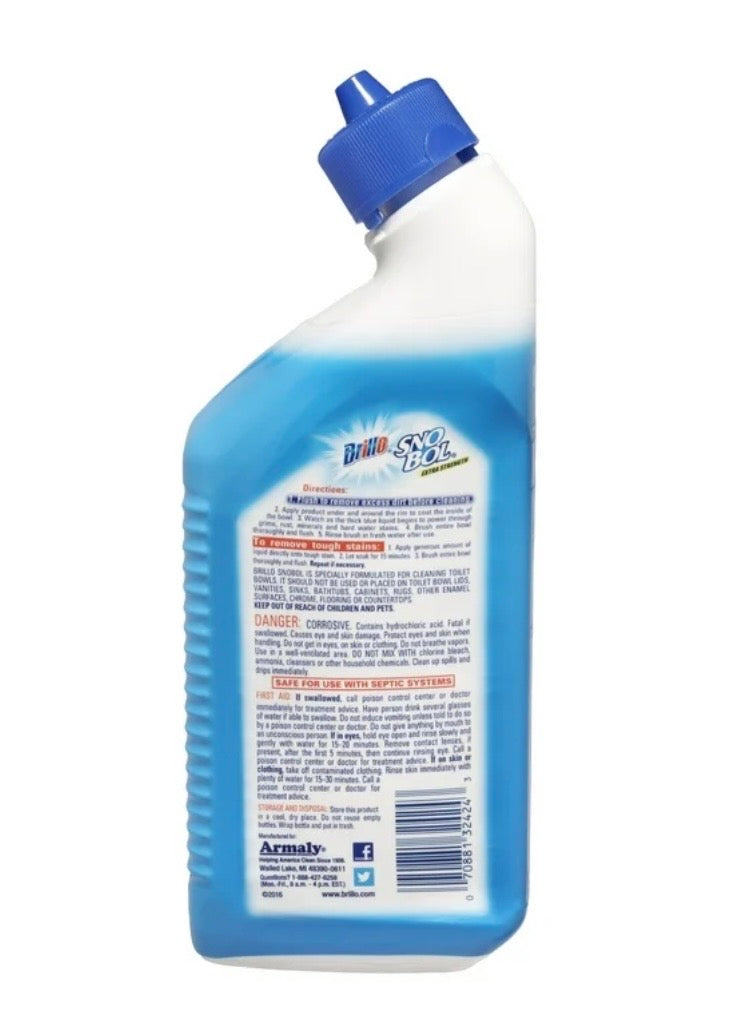 Brillo SnoBol Extra Strength Toilet Bowl Cleaner, 24 oz