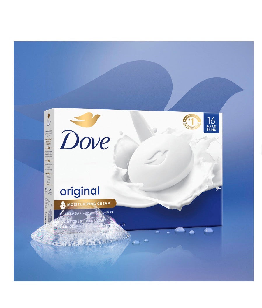 Dove Beauty Bar Soap Winter Care, 16 ct./3.75 oz.