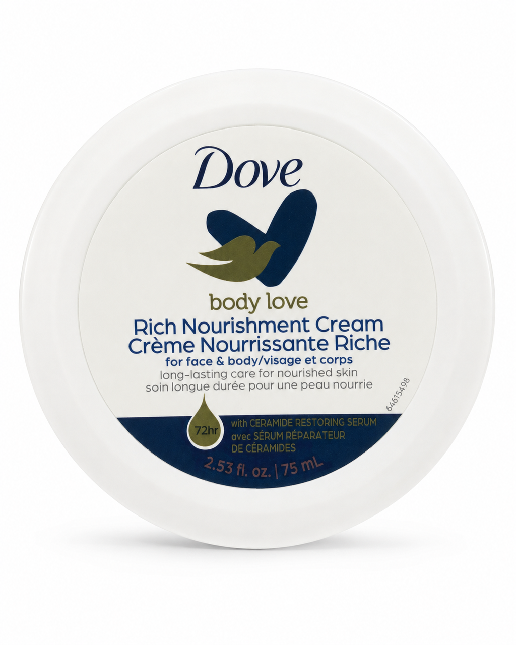 Dove Body Love Rich Nourishment Cream, 2.53 oz