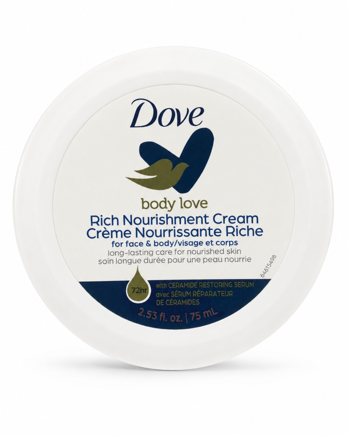 Dove Body Love Rich Nourishment Cream, 2.53 oz