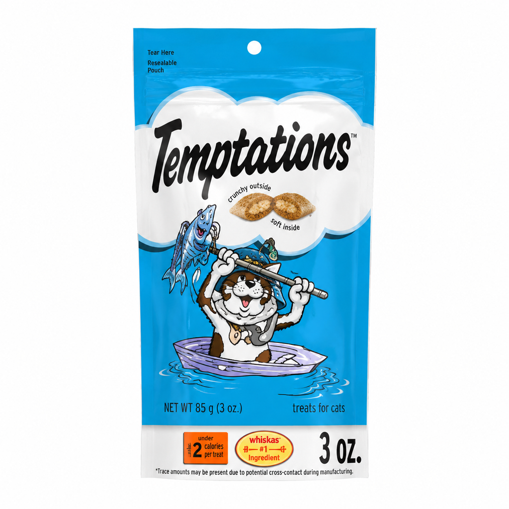 Temptations Cat Treats Tempting Tuna Flavor, 3 oz