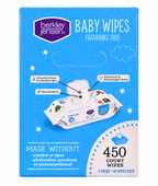 Berkley Jensen Fragrance-Free Baby Wipes, 5 Packs, 450 Wipes