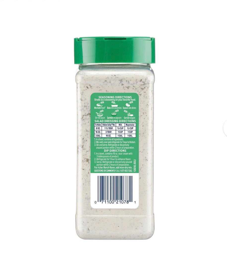 Hidden Valley Original Ranch Salad Dressing and Seasoning Mix, 16 oz