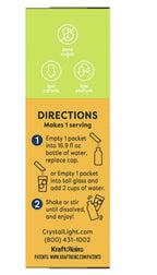 Crystal Light Lemon Iced Tea On-The-Go Drink Mix, 10 Packets, 0.7 oz