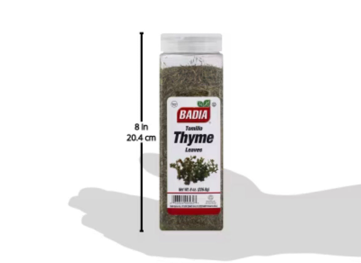 Badia Thyme Leaves, 8 oz