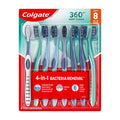 Colgate 360 Whole Mouth Clean Manual Toothbrushes, Adult Soft, 8 pk. product image