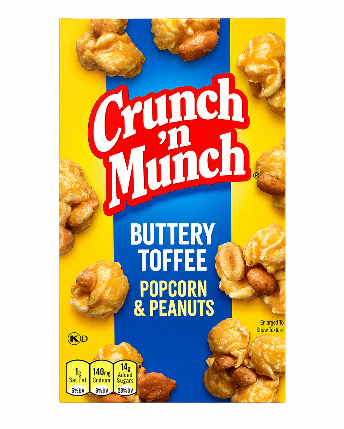 Crunch 'n Munch Buttery Toffee Popcorn & Peanuts, 3.5 oz
