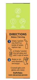 Crystal Light Peach Iced Tea On-The-Go Drink Mix, 10 Packets, 0.7 oz